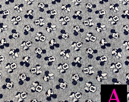 Mickey & Minnie- Disney Fabric